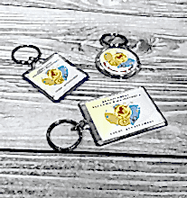 Брелки под полиграфическую вставку