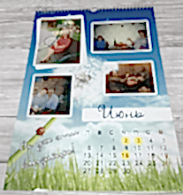 Перекидной календарь с фото