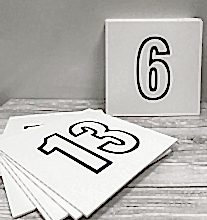 Таблички на пластике